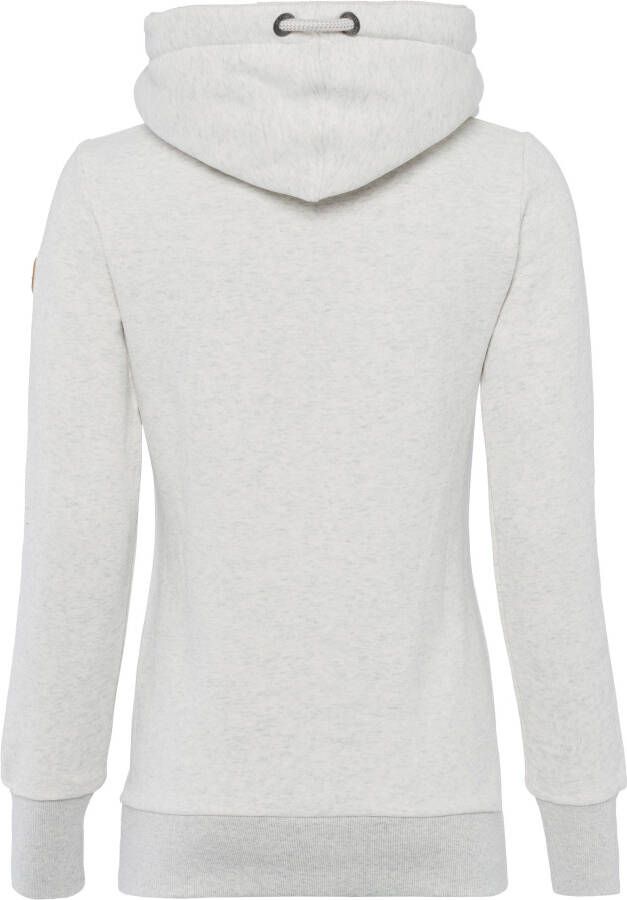 Ragwear Hoodie GRIPYBUTTON Sweater met rustieke koordaccenten