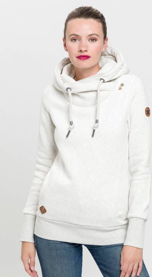 Ragwear Hoodie GRIPYBUTTON Sweater met rustieke koordaccenten