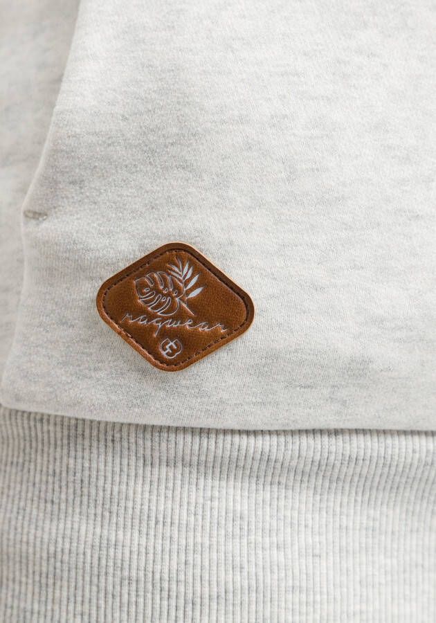 Ragwear Hoodie GRIPYBUTTON Sweater met rustieke koordaccenten