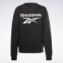 Reebok Zwarte Fleece Crew Neck Sweatshirt Black Heren - Thumbnail 6