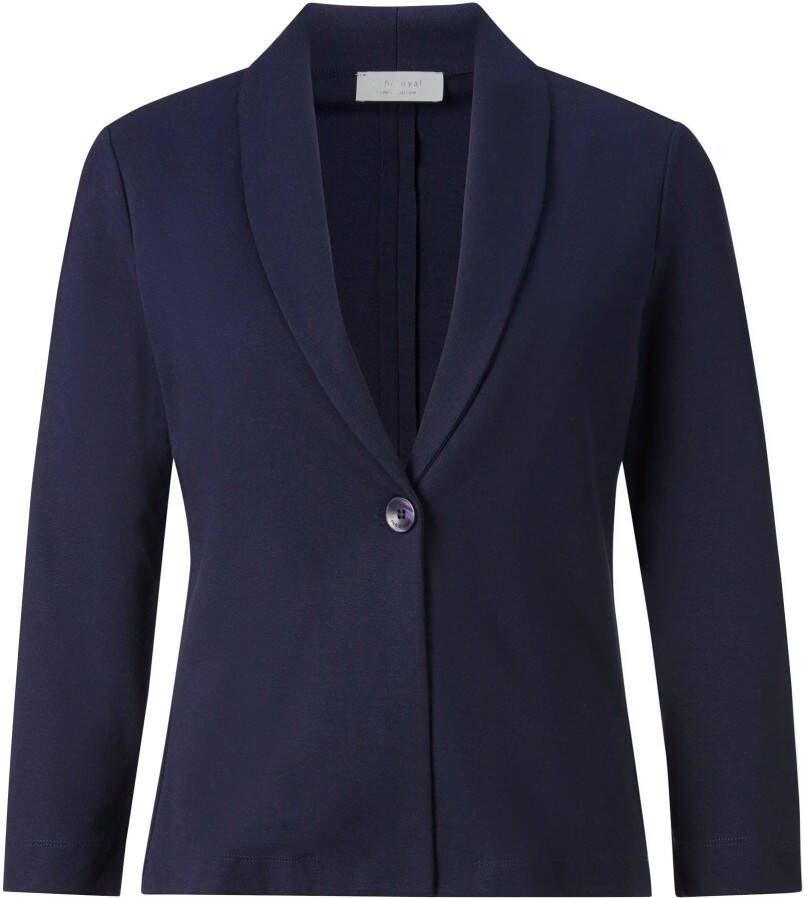 Rich & Royal Jerseyblazer met 1-knopsluiting