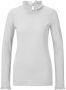 Rich & Royal Shirt met lange mouwen 2409 O Slub F LS met ruches aan de halslijn en manchetten - Thumbnail 5