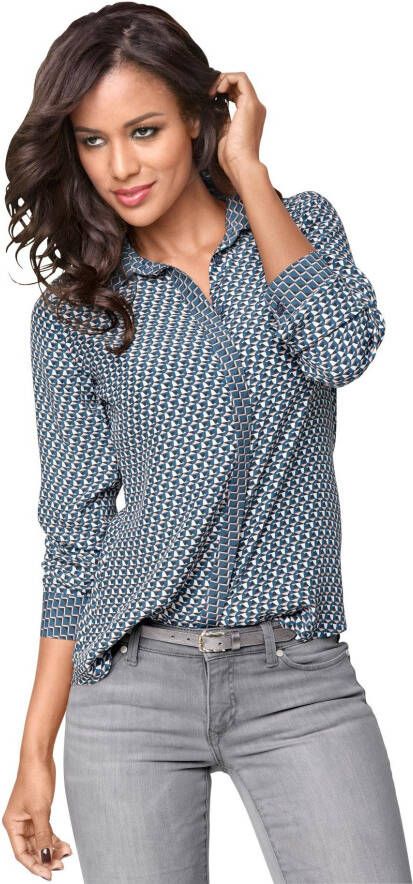 heine Gedessineerde blouse