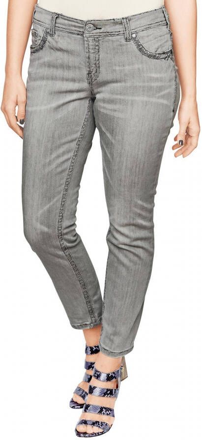 RICK CARDONA by Heine Skinny jeans met borduurwerk
