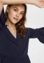 Saint Tropez Blousejurk EdaSZ SOLID met volants en plooien van lichte viscose - Thumbnail 3