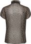 Saint Tropez transparante blouse Lilly met stippen en ruches zwart - Thumbnail 7