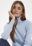 Saint Tropez Heather Melange Rollneck Sweater Blue Dames - Thumbnail 2