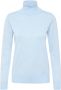 Saint Tropez Heather Melange Rollneck Sweater Blue Dames - Thumbnail 4