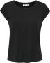 Saint Tropez Adeliasz T-Shirt Toppe T-Shirts 30501441 Zwart Black Dames - Thumbnail 5