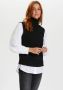 Saint Tropez Zwarte Gebreide Rolnek Vest Black Dames - Thumbnail 3