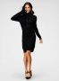 Saint Tropez fijngebreide jurk Mila zwart - Thumbnail 6