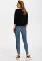 Saint Tropez Zwarte R-Neck Pullover Trui met ¾ Mouwen Black Dames - Thumbnail 2