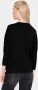 Saint Tropez V-hals Gebreide Pullover Lichtgewicht Kwaliteit Black Dames - Thumbnail 4