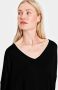 Saint Tropez V-hals Gebreide Pullover Lichtgewicht Kwaliteit Black Dames - Thumbnail 5