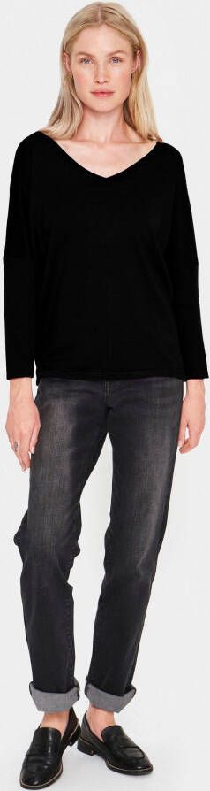 Saint Tropez Trui met V-hals SZ-MILA V-NECK Pullover