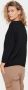 Saint Tropez Zwarte Ribgebreide Vest met Knoopsluiting Black Dames - Thumbnail 4