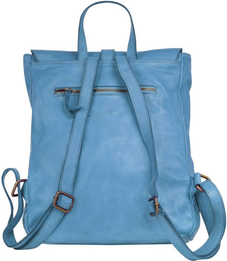 Samantha Look Rugzak echt leer made in italy