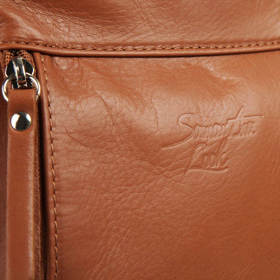 Samantha Look Rugzak echt leer made in italy