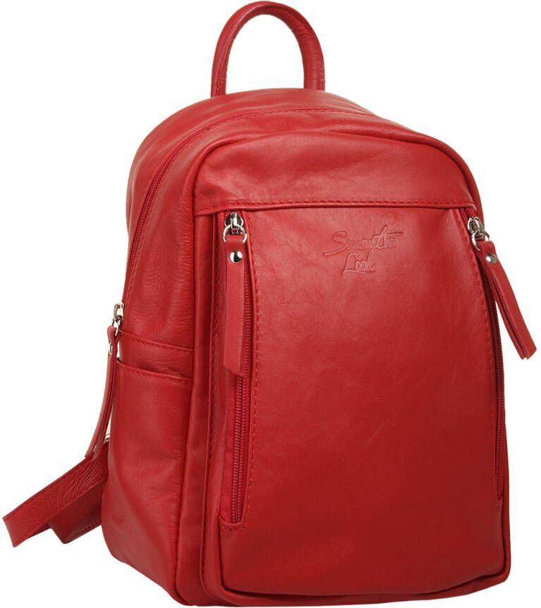 Samantha Look Rugzak echt leer made in italy