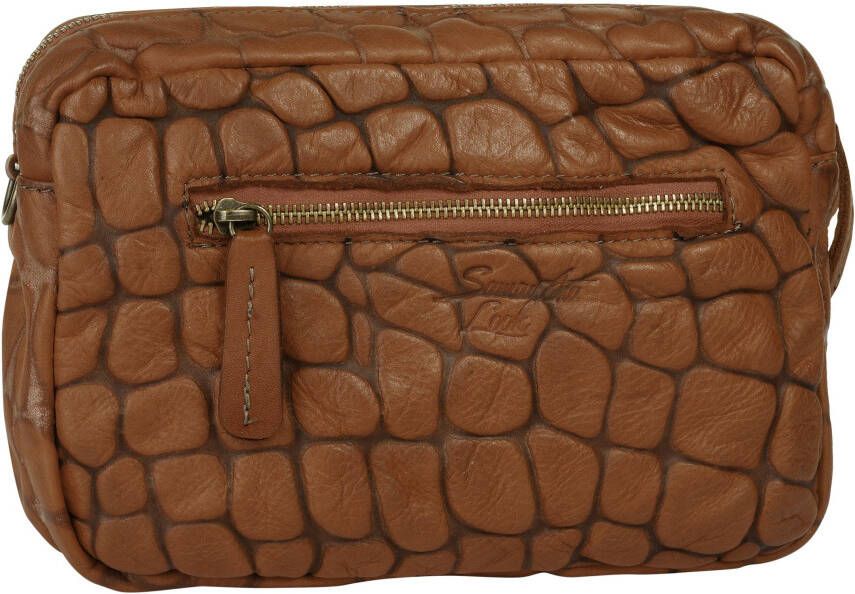 Samantha Look Schoudertas echt leer made in italy