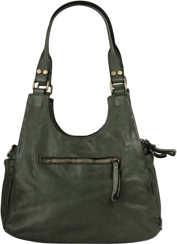 Samantha Look Schoudertas echt leer made in italy