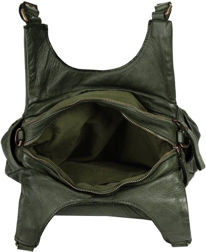 Samantha Look Schoudertas echt leer made in italy