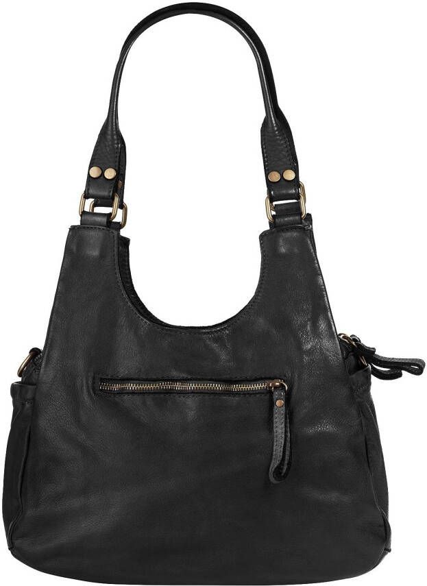 Samantha Look Schoudertas echt leer made in italy