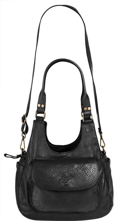 Samantha Look Schoudertas echt leer made in italy