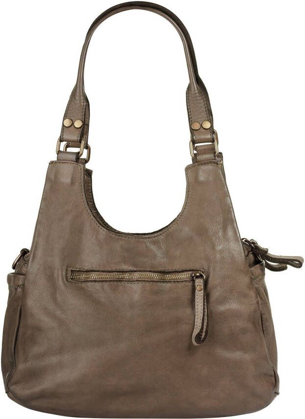Samantha Look Schoudertas echt leer made in italy