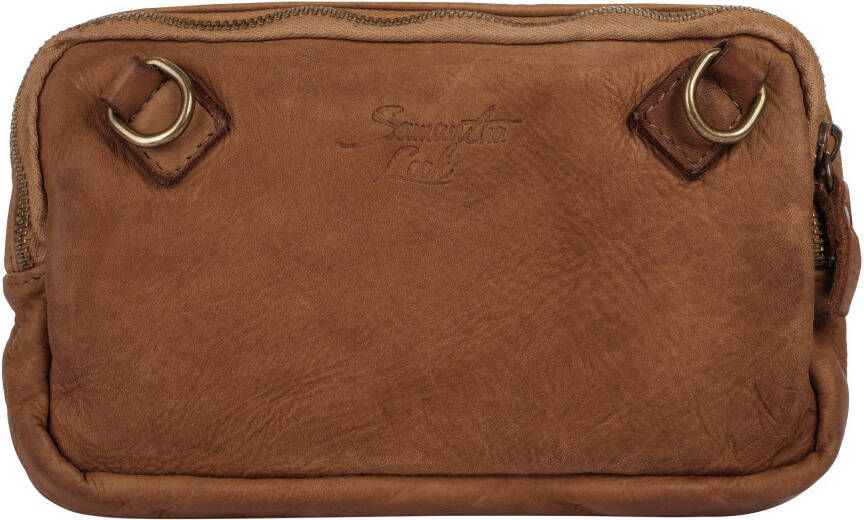 Samantha Look Schoudertas echt leer made in italy