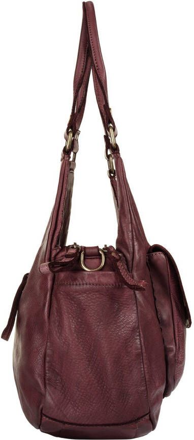 Samantha Look Schoudertas echt leer made in italy