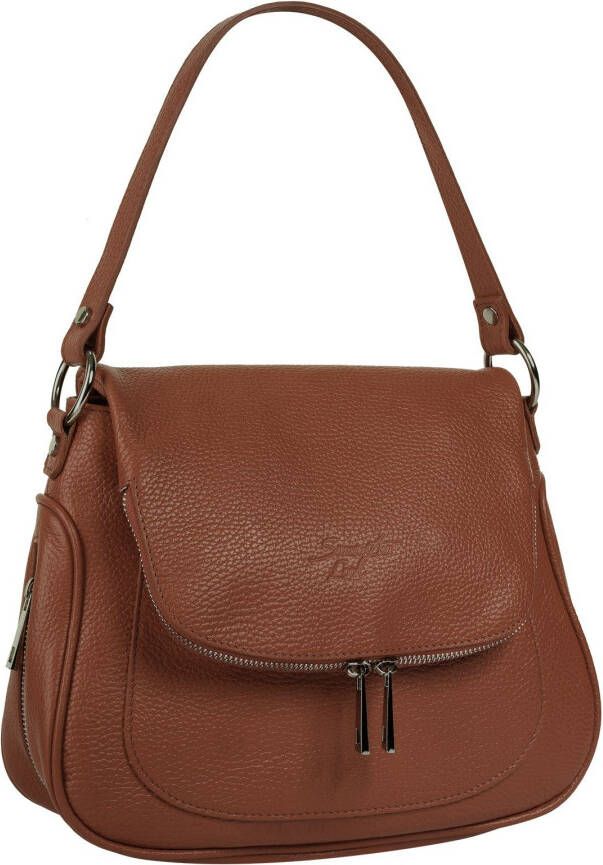 Samantha Look Schoudertas echt leer made in italy
