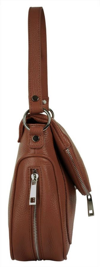 Samantha Look Schoudertas echt leer made in italy