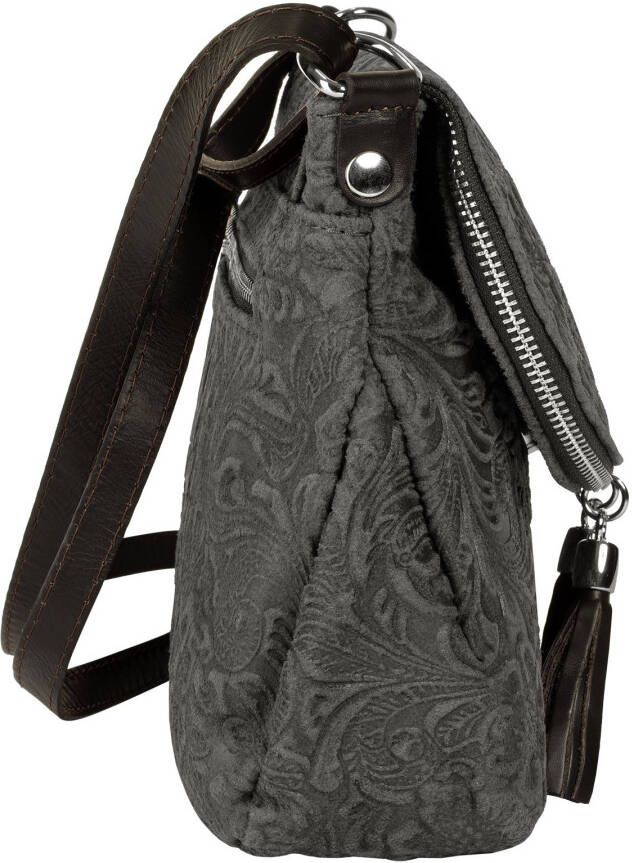 Samantha Look Schoudertas echt leer made in italy