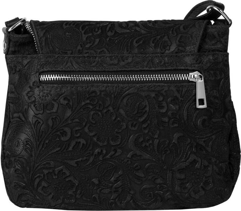 Samantha Look Schoudertas echt leer made in italy