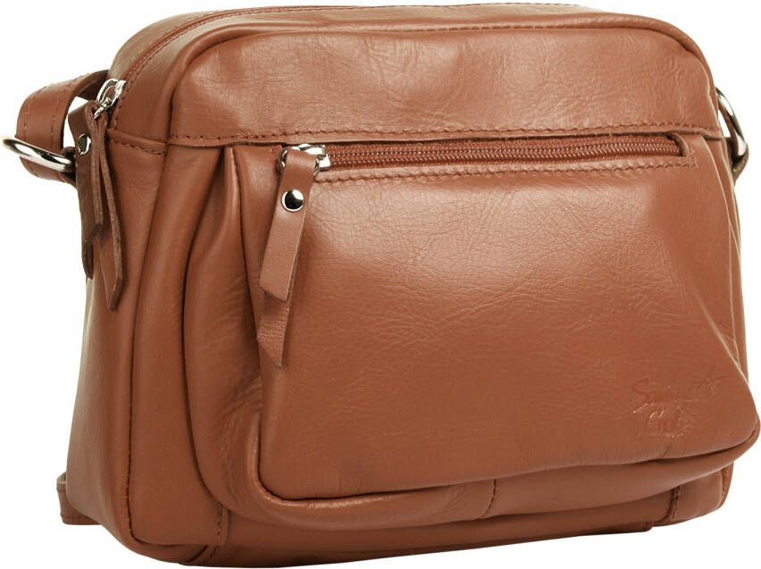 Samantha Look Schoudertas echt leder