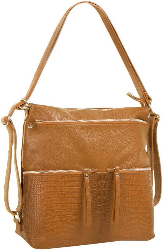 Samantha Look Schoudertas echt leer made in italy