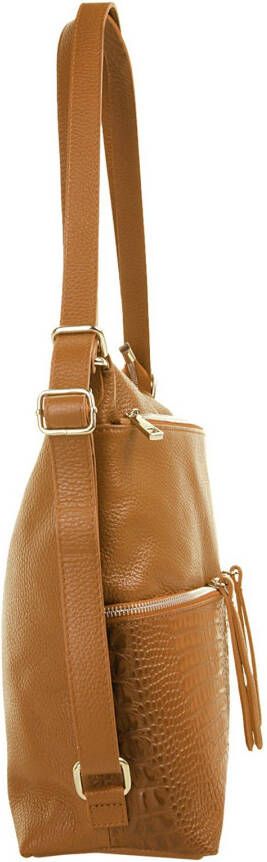 Samantha Look Schoudertas echt leer made in italy