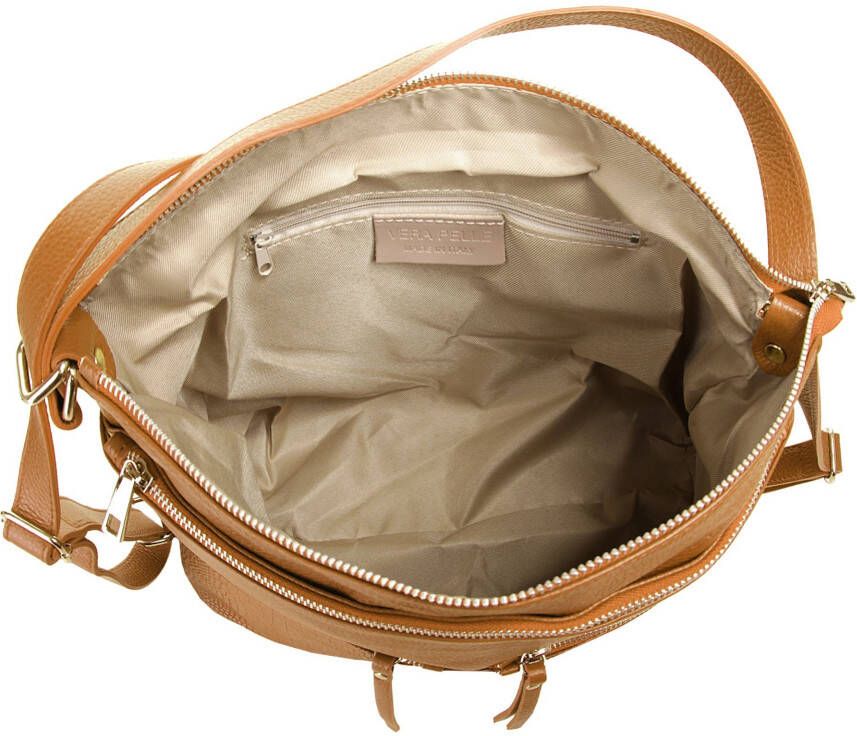 Samantha Look Schoudertas echt leer made in italy