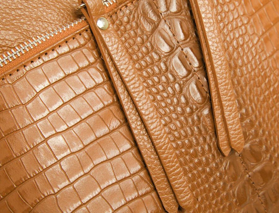 Samantha Look Schoudertas echt leer made in italy