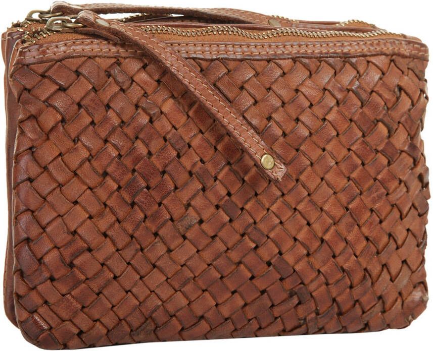 Samantha Look Schoudertas echt leer made in italy