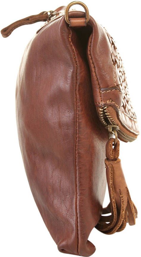 Samantha Look Schoudertas echt leer made in italy