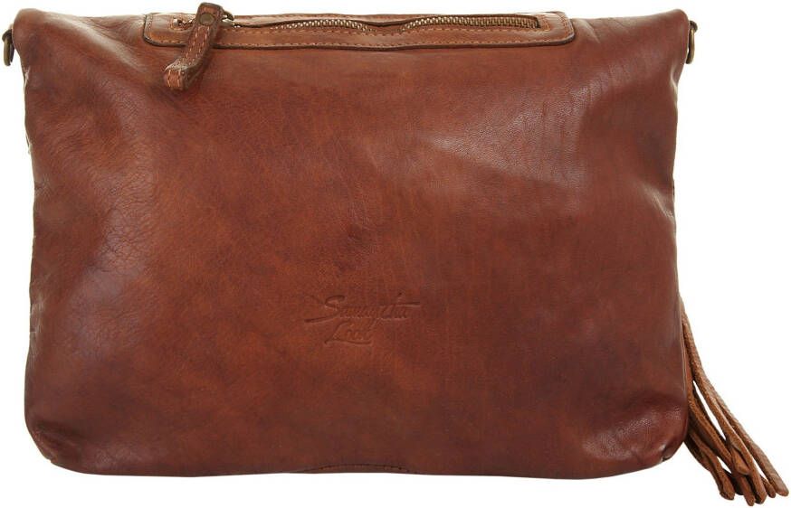 Samantha Look Schoudertas echt leer made in italy