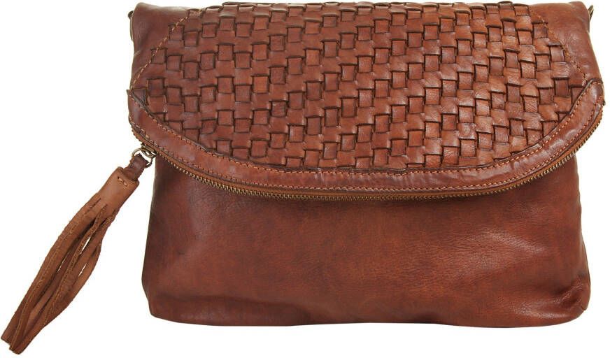 Samantha Look Schoudertas echt leer made in italy