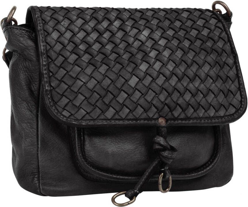Samantha Look Schoudertas echt leer made in italy