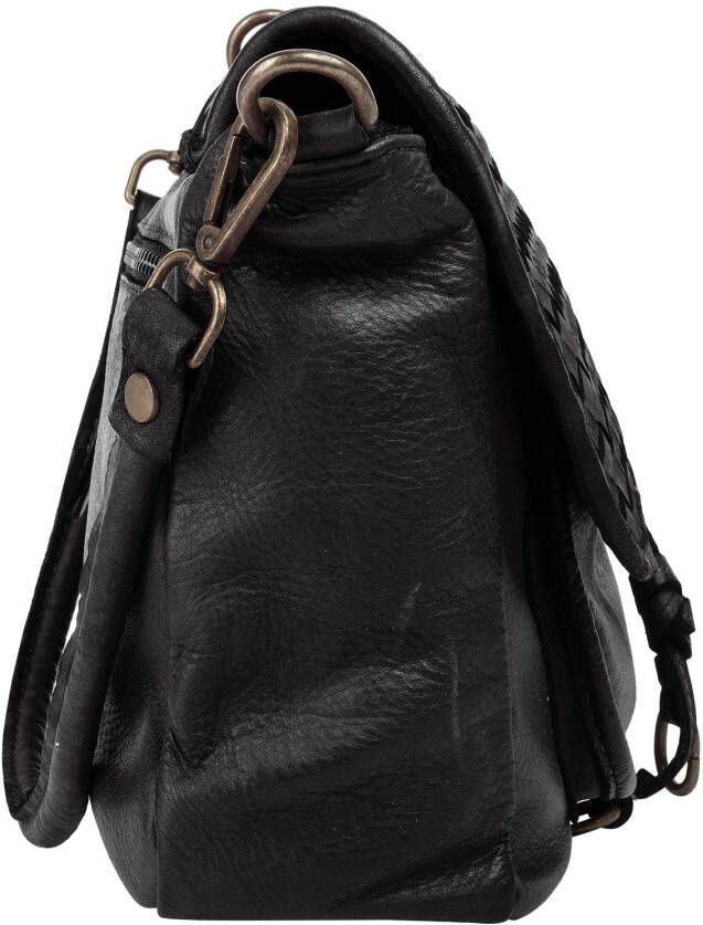 Samantha Look Schoudertas echt leer made in italy