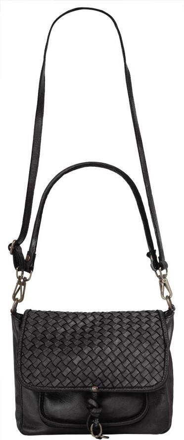 Samantha Look Schoudertas echt leer made in italy