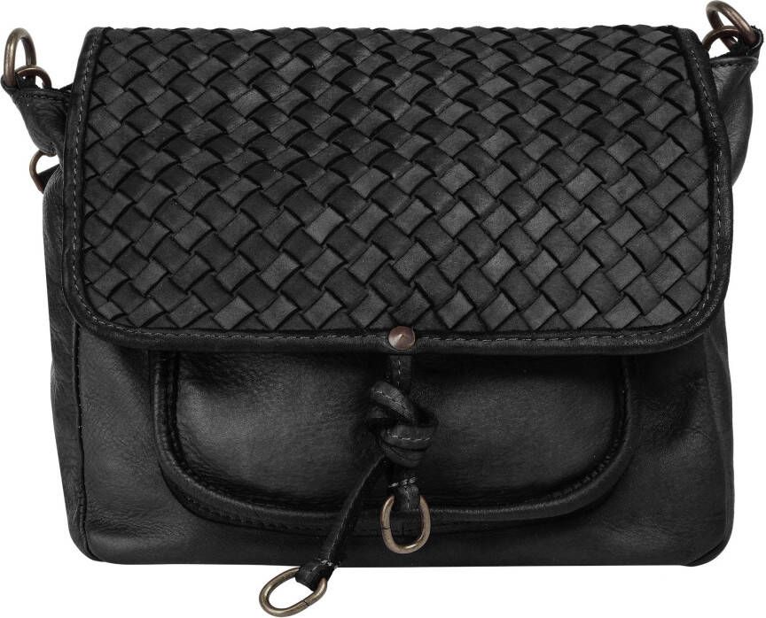 Samantha Look Schoudertas echt leer made in italy