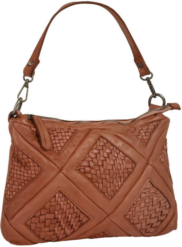 Samantha Look Schoudertas echt leer made in italy