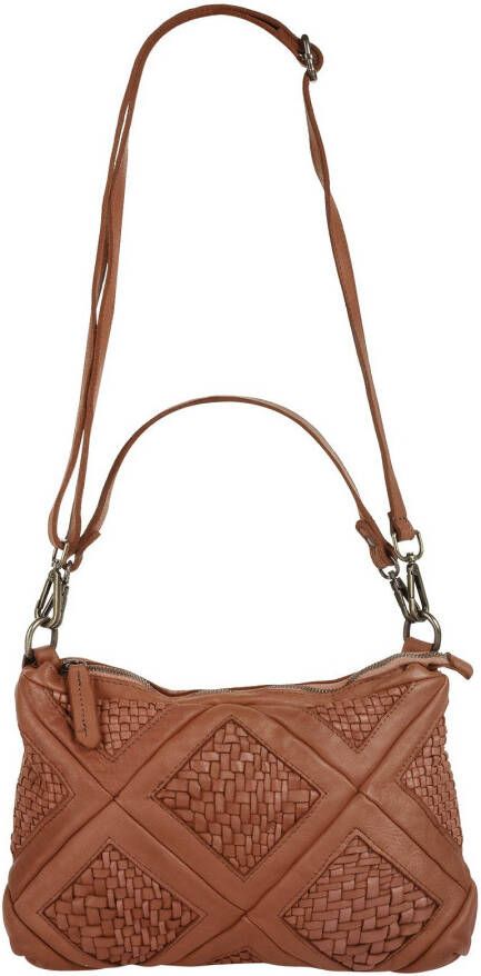 Samantha Look Schoudertas echt leer made in italy